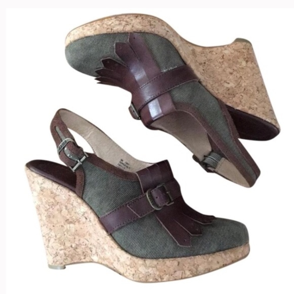 Super cute! ✨Frye Pepper Kilte slingback wedges ✨